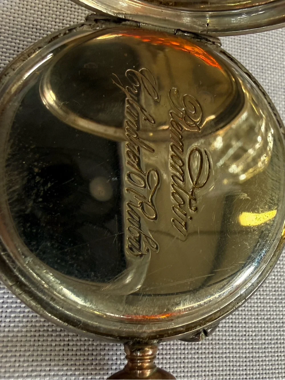 ANTIQUE EARLYLUXURY  SWISS TWO TONE SILVER 800 MEN'S POCKET WATCH 